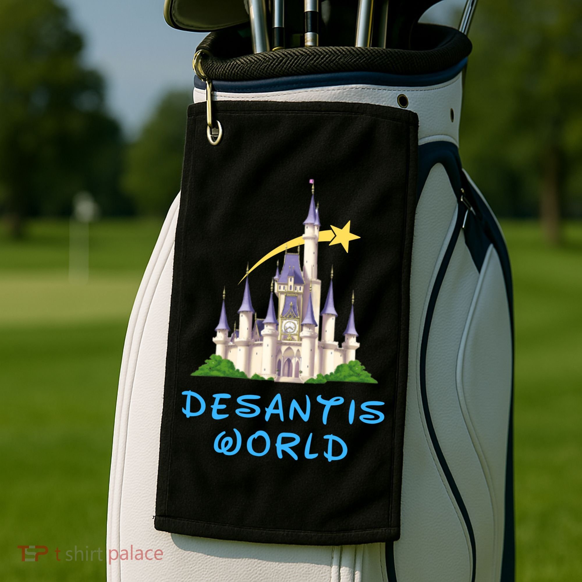 Desantis World Anti Woke Conservative Golf Towel