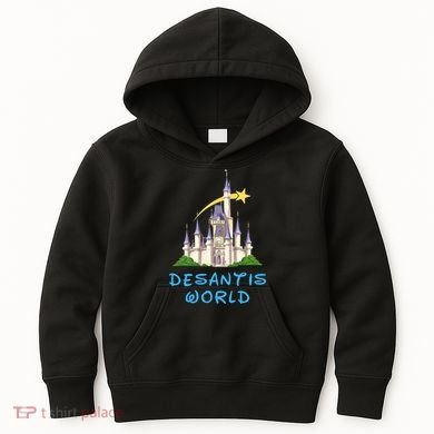 Desantis World Anti Woke Conservative Kids Hoodie