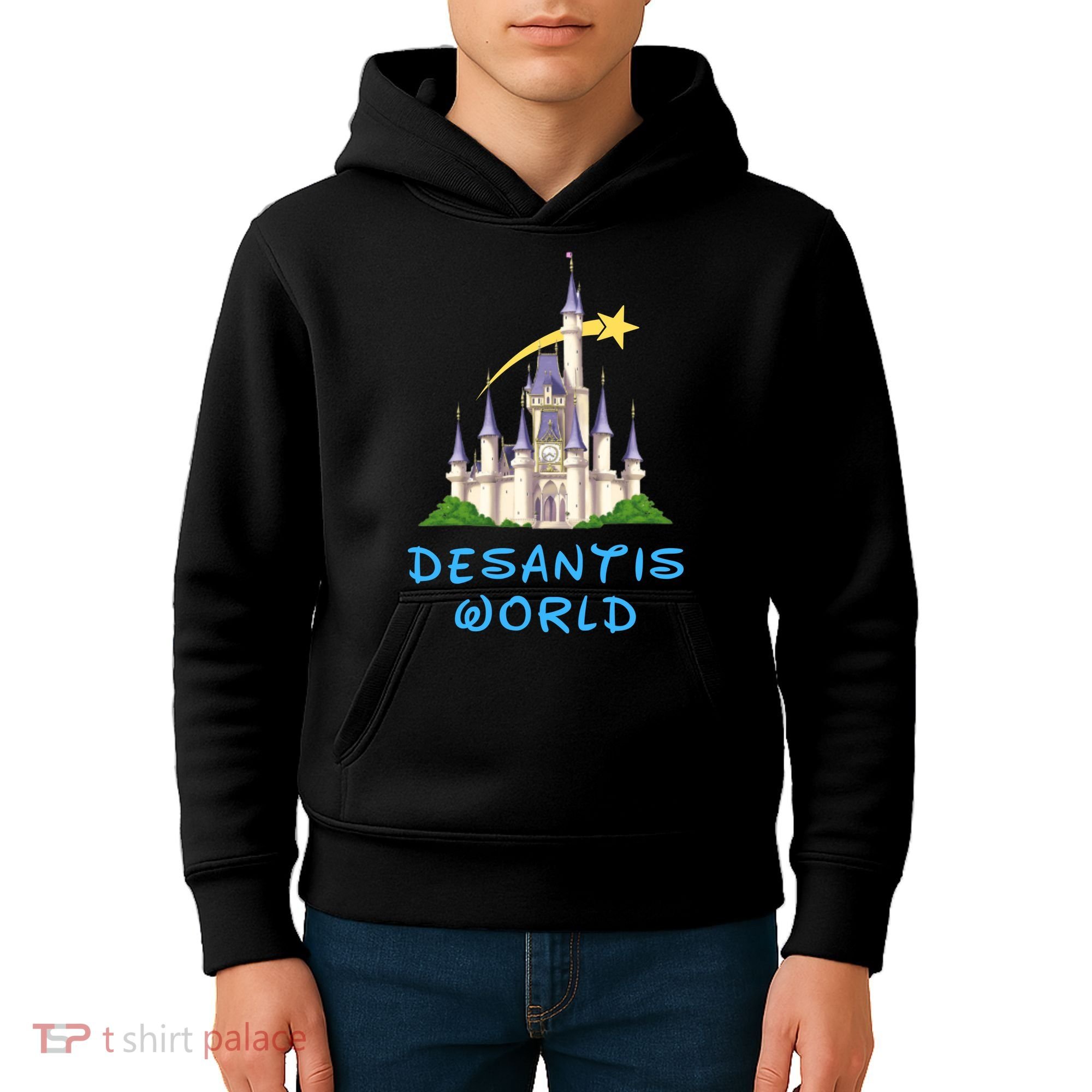 Desantis World Anti Woke Conservative Kids Hoodie