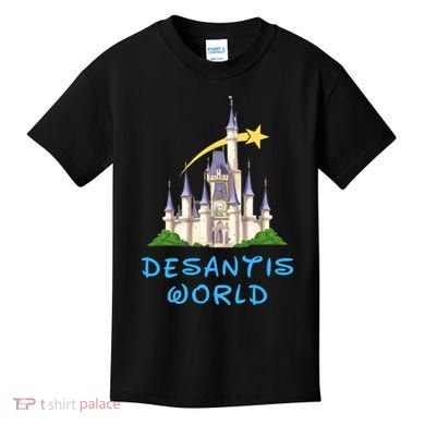 Desantis World Anti Woke Conservative Kids T-Shirt