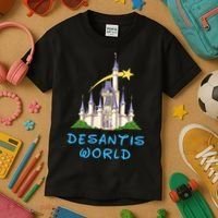 Desantis World Anti Woke Conservative Kids T-Shirt thumb 3