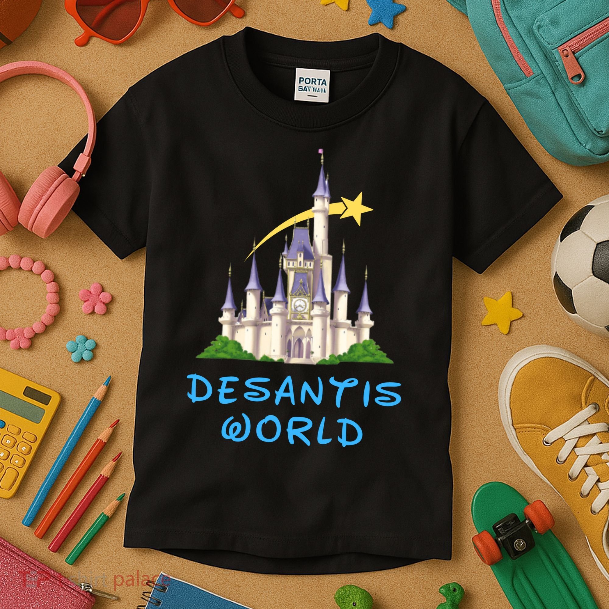Desantis World Anti Woke Conservative Kids T-Shirt