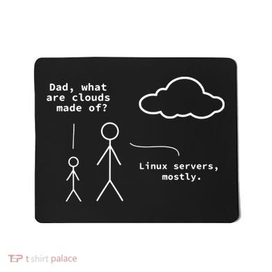 Dad What Are Clouds Made Of Debian Linux Programmer Mousepad
