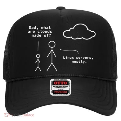Dad What Are Clouds Made Of Debian Linux Programmer Hat