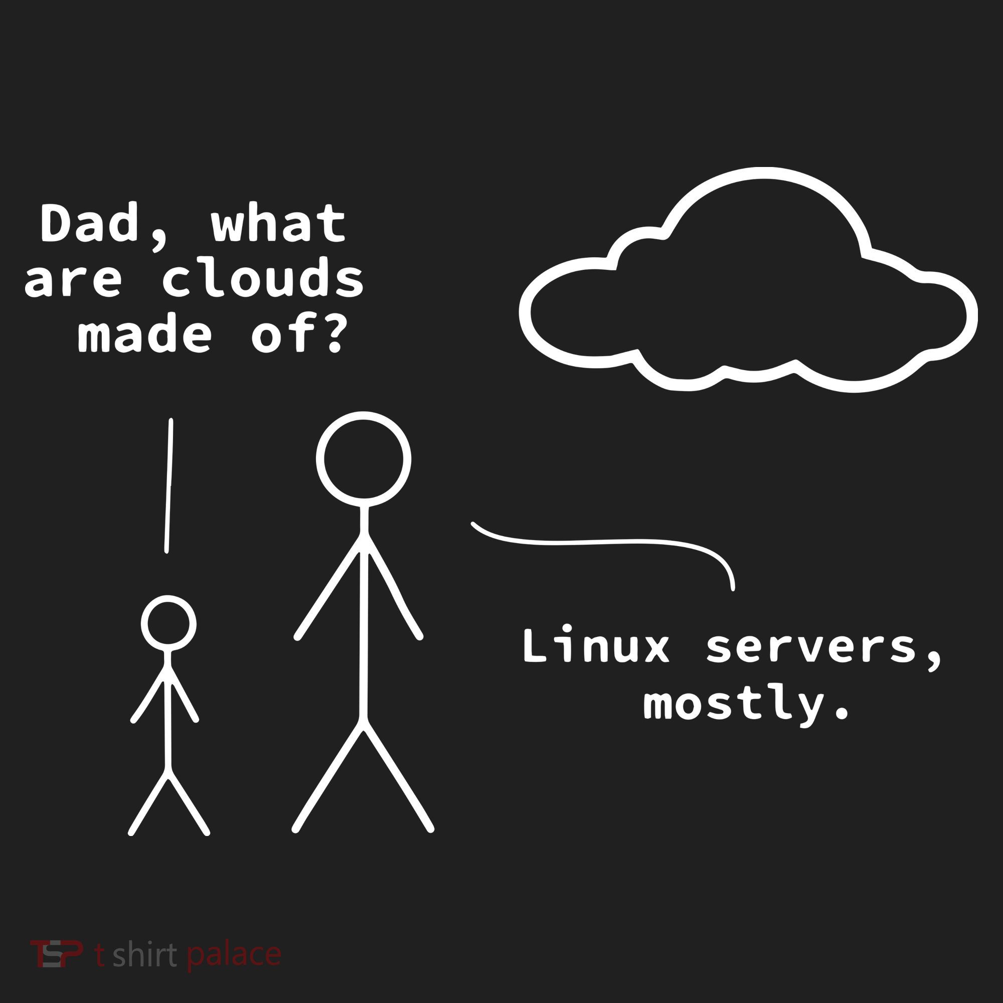 Dad What Are Clouds Made Of Debian Linux Programmer Hat