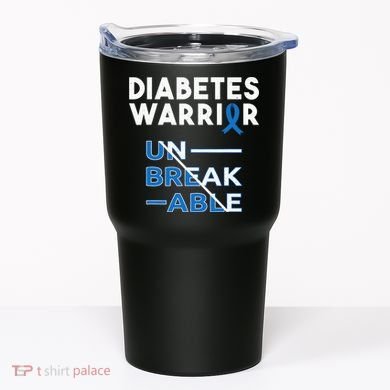 Diabetes Warrior Awareness Diabetic Support Type Gifts Tumbler