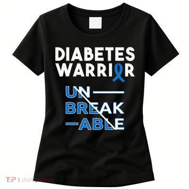 Diabetes Warrior Awareness Diabetic Support Type Gifts Women's T-Shirt