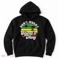 Dont Worry About A Thing Jamaica Rasta Reggae Jamaican Gift Hoodie thumb 0