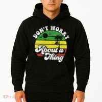 Dont Worry About A Thing Jamaica Rasta Reggae Jamaican Gift Hoodie thumb 2