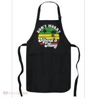 Dont Worry About A Thing Jamaica Rasta Reggae Jamaican Gift Apron thumb 0