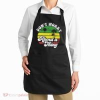 Dont Worry About A Thing Jamaica Rasta Reggae Jamaican Gift Apron thumb 2