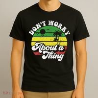 Dont Worry About A Thing Jamaica Rasta Reggae Jamaican Gift T-Shirt thumb 3