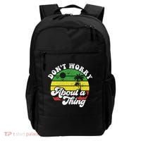 Dont Worry About A Thing Jamaica Rasta Reggae Jamaican Gift Backpack thumb 0