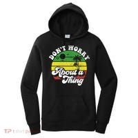 Dont Worry About A Thing Jamaica Rasta Reggae Jamaican Gift Women's Hoodie thumb 0