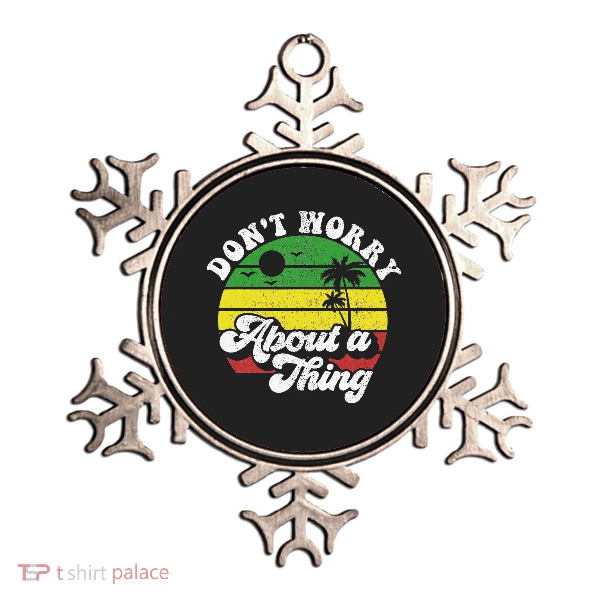 Dont Worry About A Thing Jamaica Rasta Reggae Jamaican Gift Ornament