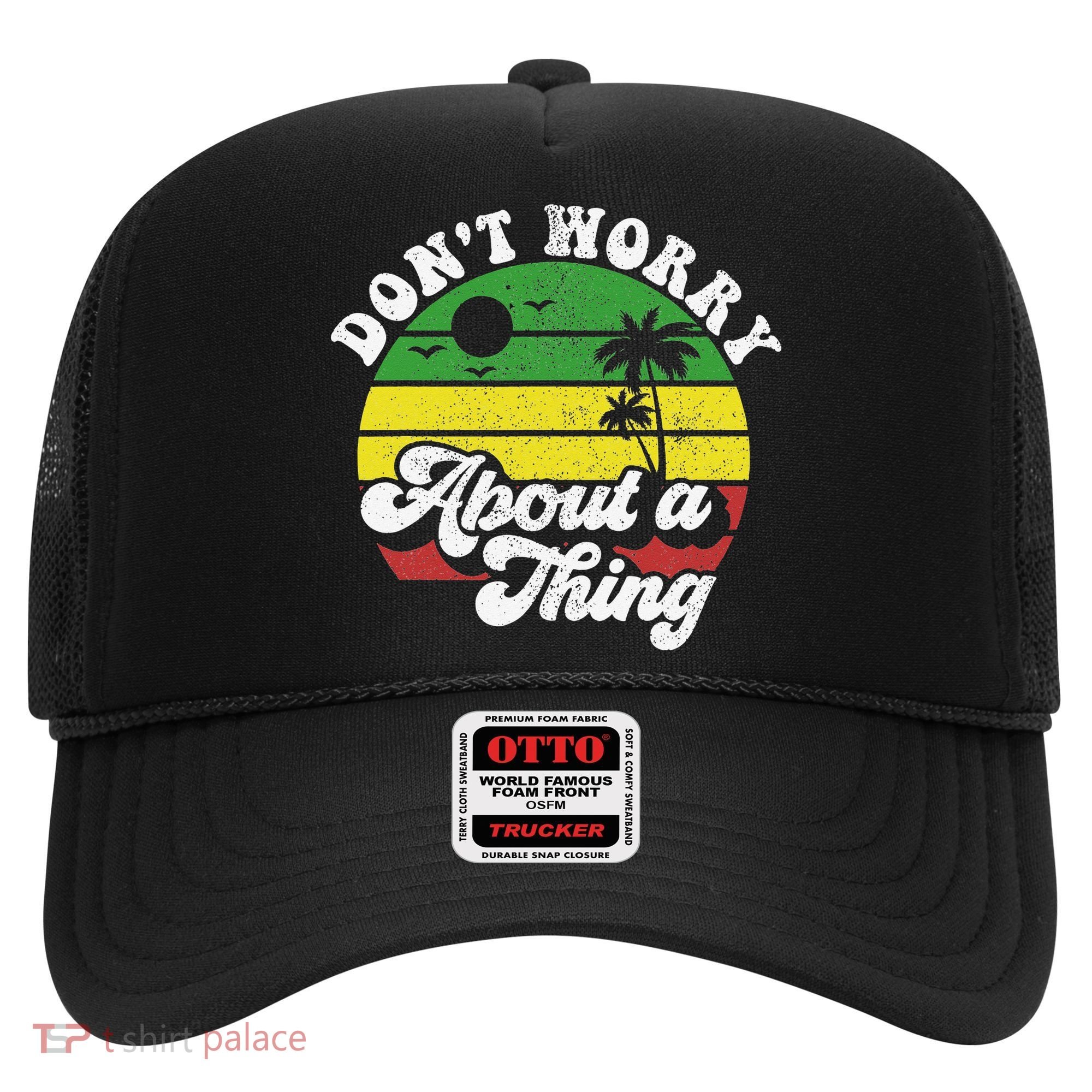 Dont Worry About A Thing Jamaica Rasta Reggae Jamaican Gift Hat