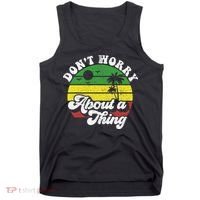 Dont Worry About A Thing Jamaica Rasta Reggae Jamaican Gift Tank Top thumb 0