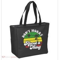 Dont Worry About A Thing Jamaica Rasta Reggae Jamaican Gift Tote Bag thumb 2