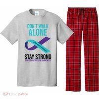 Don't Walk Alone Stay Strong Suicided Prevention Awareness Pajama Set thumb 0