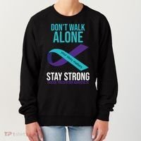 Don't Walk Alone Stay Strong Suicided Prevention Awareness Women's Sweatshirt thumb 0