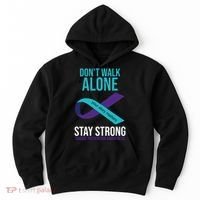 Don't Walk Alone Stay Strong Suicided Prevention Awareness Hoodie thumb 0