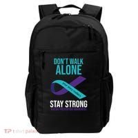 Don't Walk Alone Stay Strong Suicided Prevention Awareness Backpack thumb 0