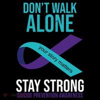 Don't Walk Alone Stay Strong Suicided Prevention Awareness Women's Hoodie thumb 2