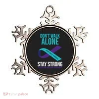 Don't Walk Alone Stay Strong Suicided Prevention Awareness Ornament thumb 0