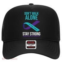 Don't Walk Alone Stay Strong Suicided Prevention Awareness Hat thumb 0