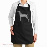 Doberman with a Docked Tail & Floppy Ears Word Cloud Apron thumb 2