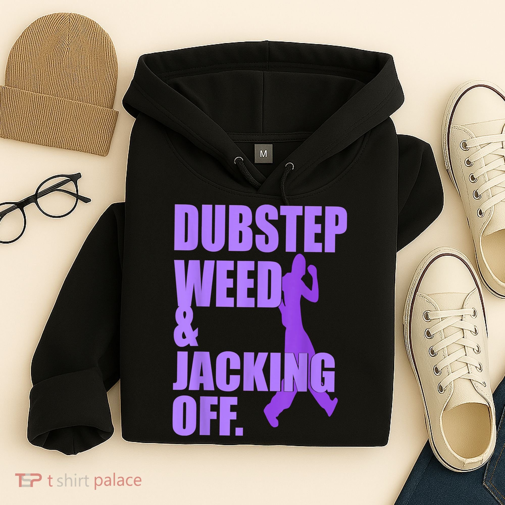 Dubstep Weed And Jacking Off Hoodie