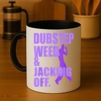 Dubstep Weed And Jacking Off Coffee Mug thumb 4
