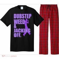 Dubstep Weed And Jacking Off Pajama Set thumb 0