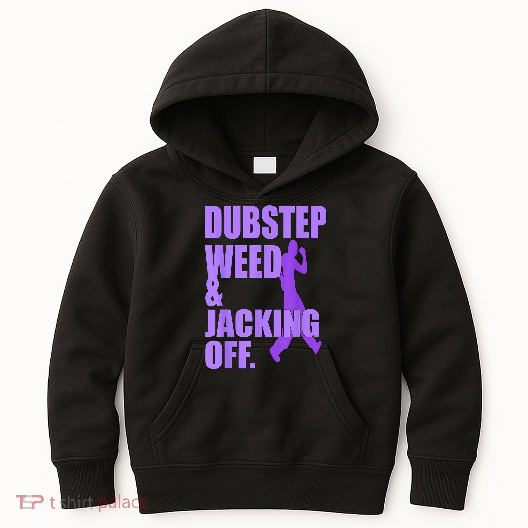 Dubstep Weed And Jacking Off Kids Hoodie