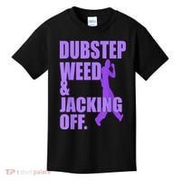 Dubstep Weed And Jacking Off Kids T-Shirt thumb 0