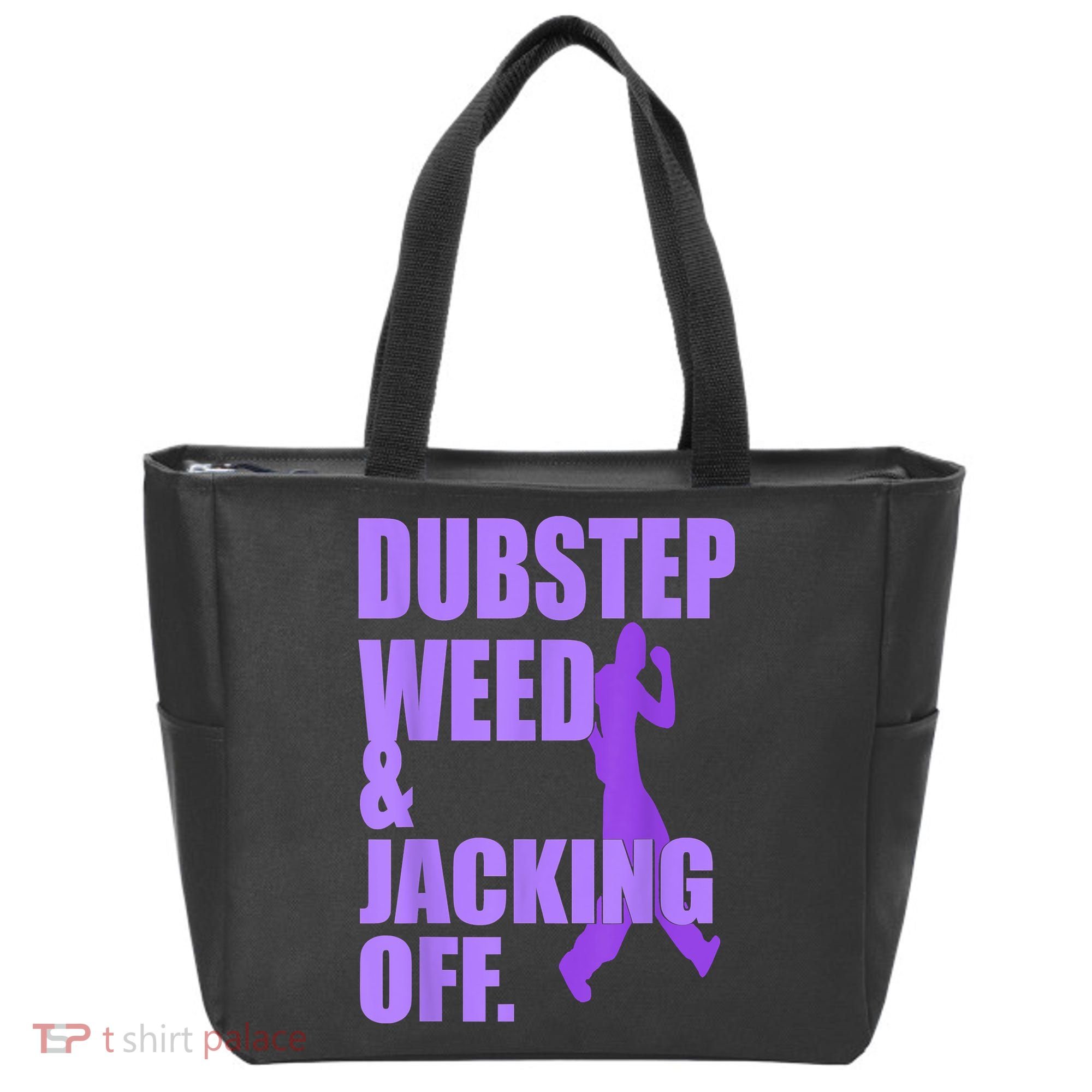 Dubstep Weed And Jacking Off Tote Bag