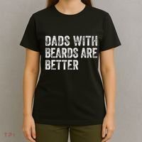 Dads With Beards Are Better FatherS Day Funny Dad Jokes T-Shirt thumb 4