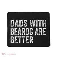 Dads With Beards Are Better FatherS Day Funny Dad Jokes Mousepad thumb 0