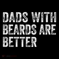 Dads With Beards Are Better FatherS Day Funny Dad Jokes Women's T-Shirt thumb 6