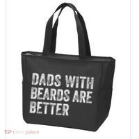 Dads With Beards Are Better FatherS Day Funny Dad Jokes Tote Bag thumb 3