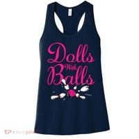 Dolls With Balls, Funny Women Bowling Team Name Women's Tank Top thumb 0