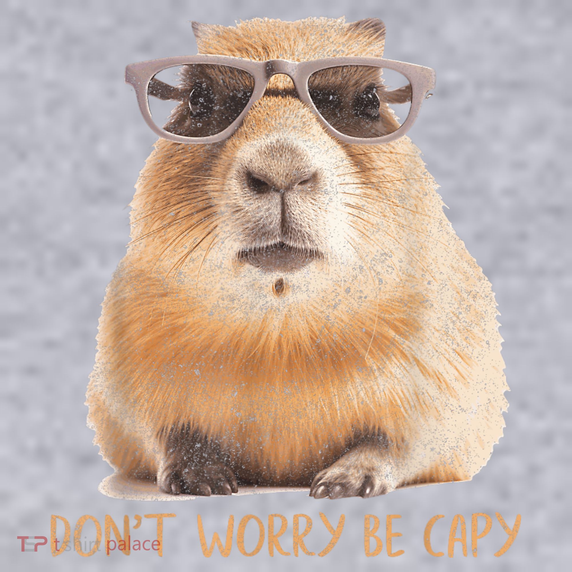 Dont Worry Be Capy Capybara Funny Capybara Lovers Women's Racerback Cropped Tank