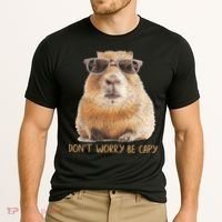Dont Worry Be Capy Capybara Funny Capybara Lovers Cooling Performance Crew T-Shirt thumb 2