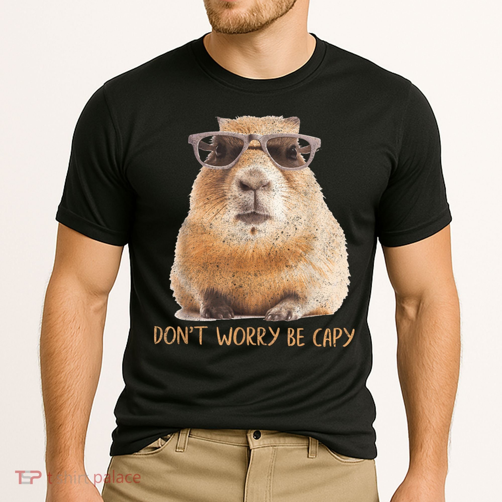 Dont Worry Be Capy Capybara Funny Capybara Lovers Cooling Performance Crew T-Shirt