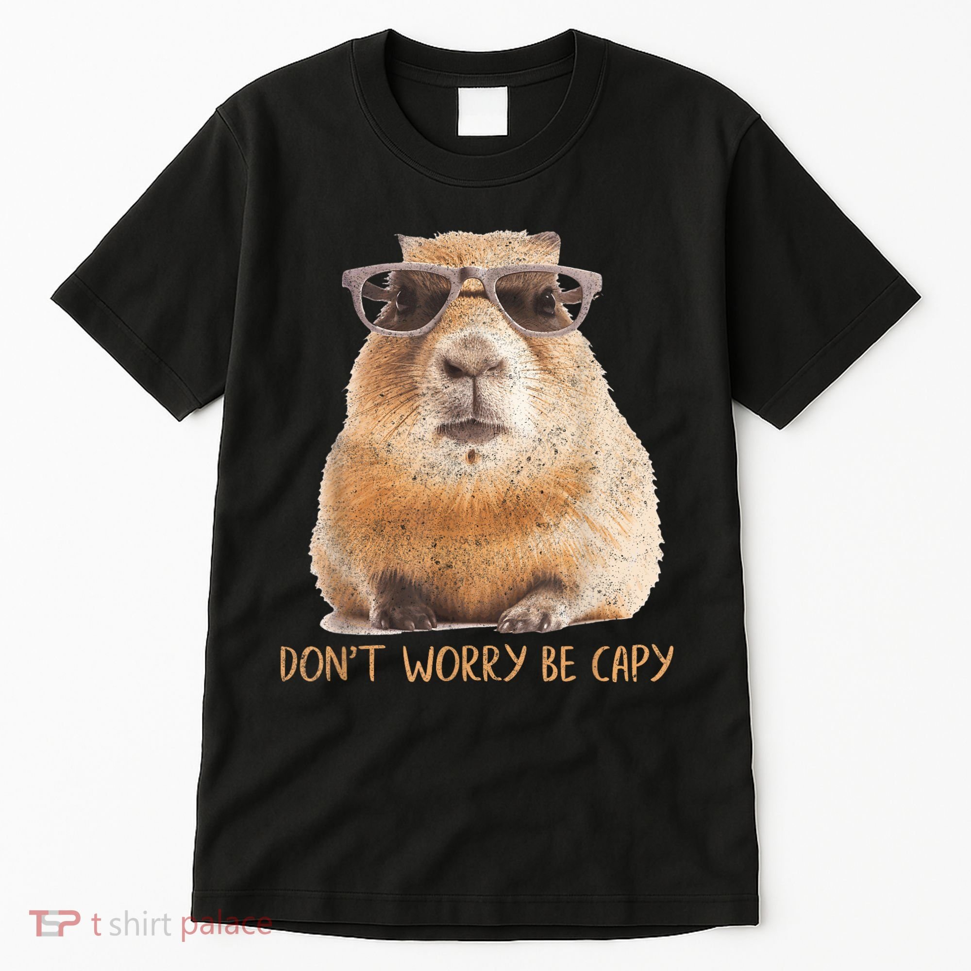 Dont Worry Be Capy Capybara Funny Capybara Lovers Tall T-Shirt