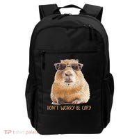 Dont Worry Be Capy Capybara Funny Capybara Lovers Backpack thumb 0