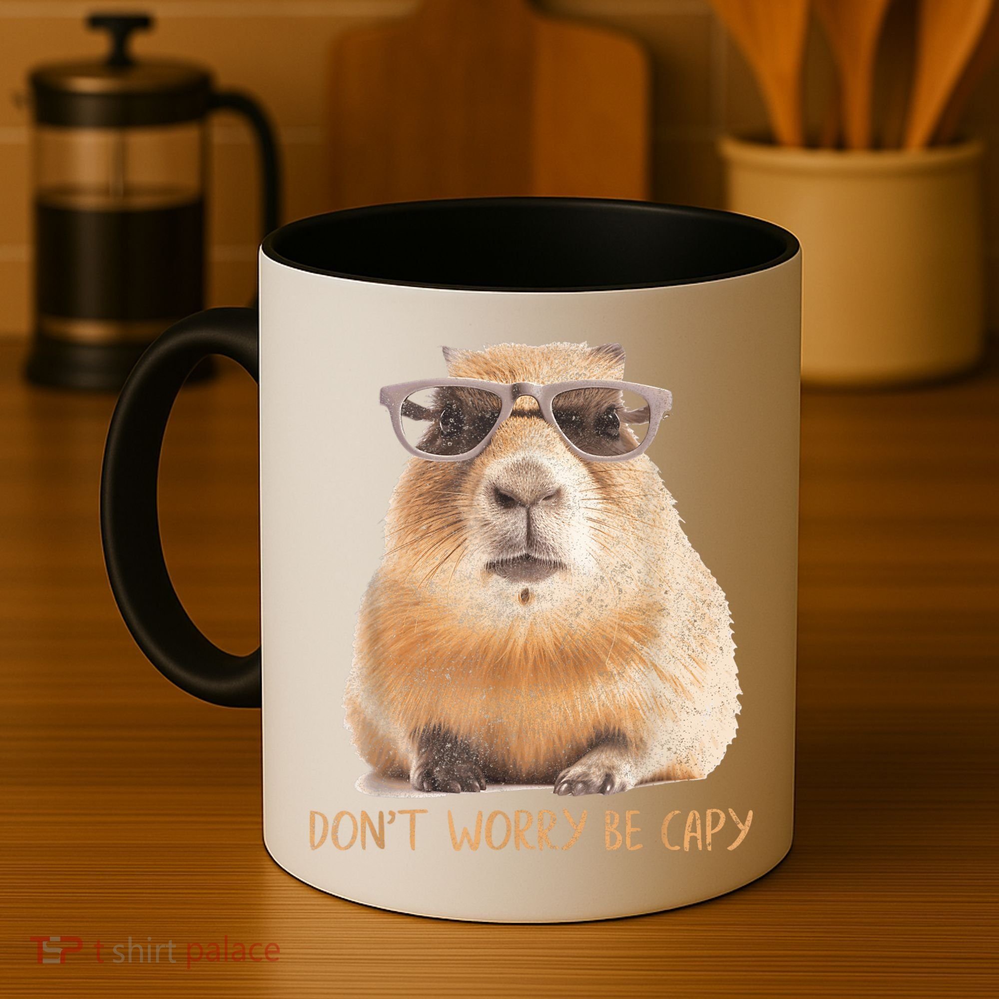 Dont Worry Be Capy Capybara Funny Capybara Lovers Coffee Mug