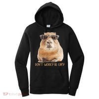 Dont Worry Be Capy Capybara Funny Capybara Lovers Women's Hoodie thumb 0
