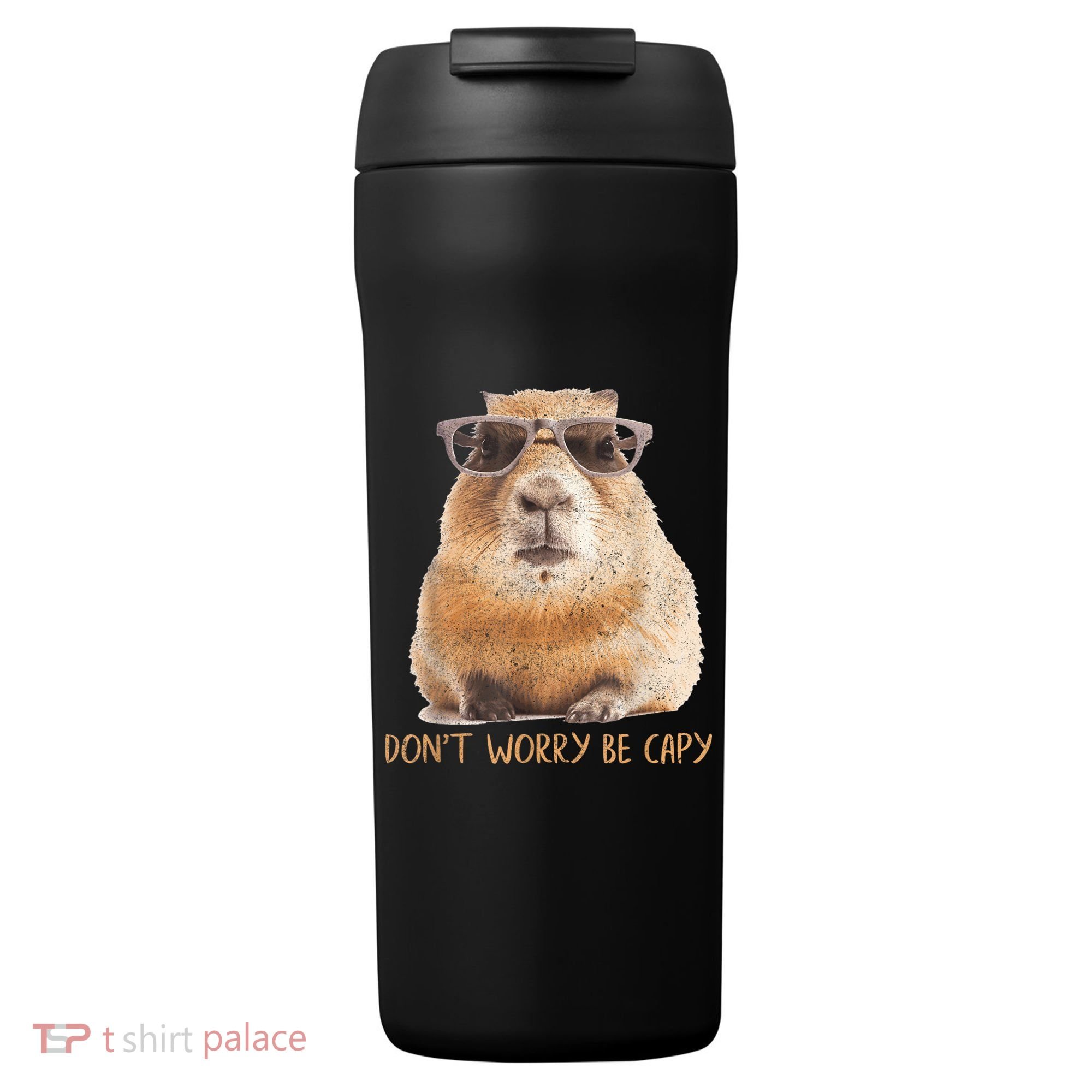 Dont Worry Be Capy Capybara Funny Capybara Lovers 24oz Duet Stainless Steel Tumbler