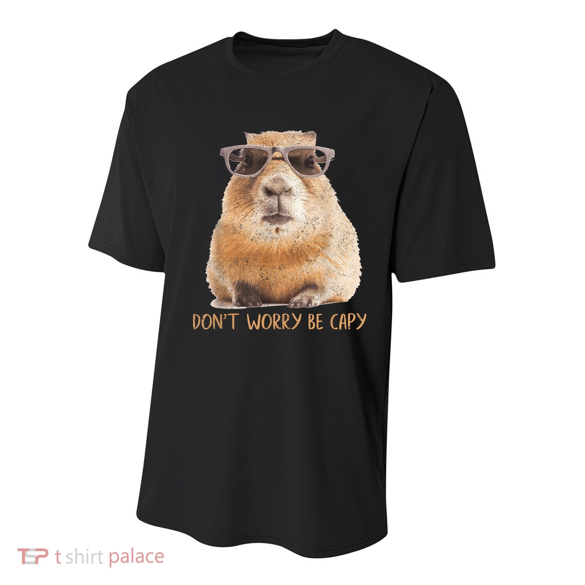 Dont Worry Be Capy Capybara Funny Capybara Lovers Youth Performance Sprint T-Shirt